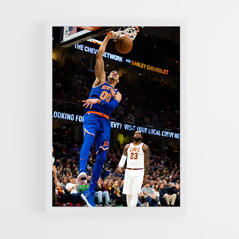 Poster Envolée de Dunk – affiche Basketball (vue 3)